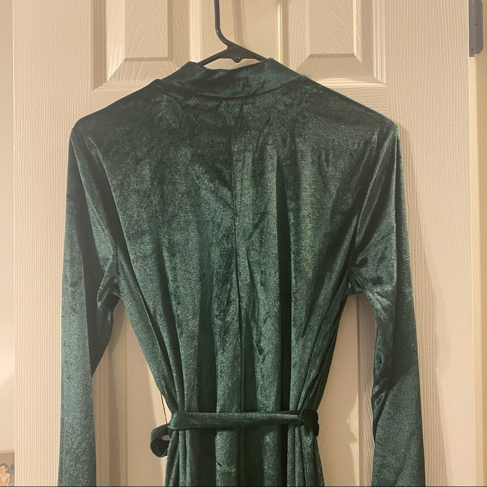 Forest Green midi dress